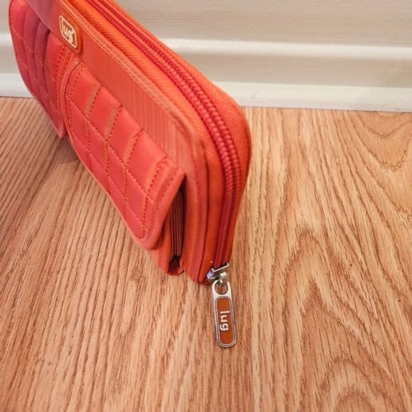 Lug Double Backflip Wallet Orange. - Picture 3 of 6